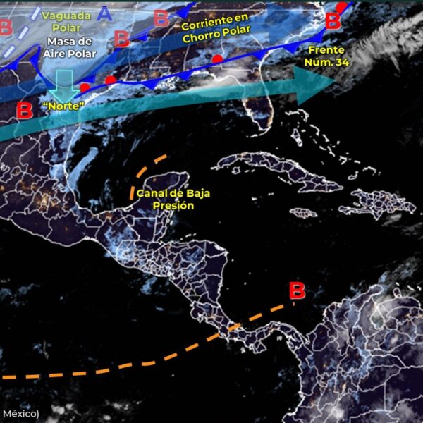 Pronóstico del clima para hoy viernes 11 de marzo en Quintana Roo.