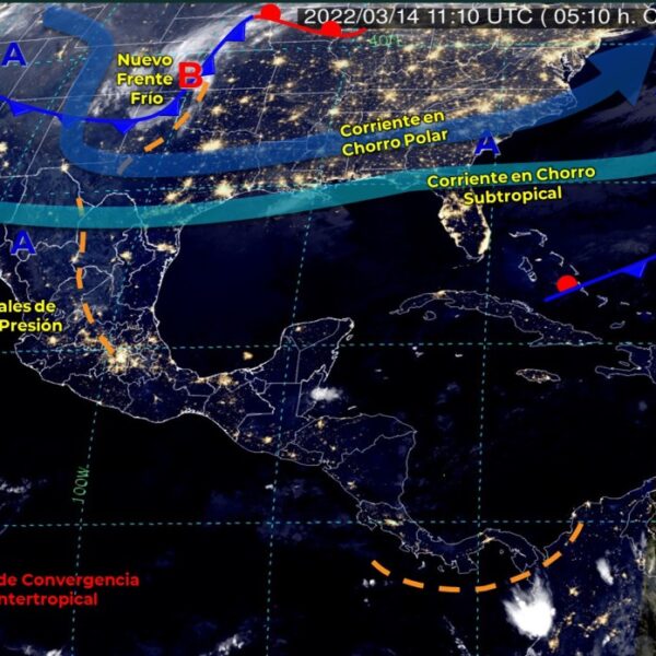 Pronóstico del clima para hoy lunes 14 de marzo en Quintana Roo.