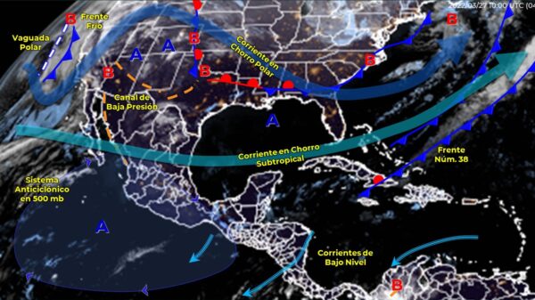 Pronóstico del clima para hoy domingo 27 de marzo en Quintana Roo.