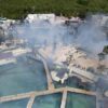 Se incendian palapas de Dolphin Discovery en Isla Mujeres.