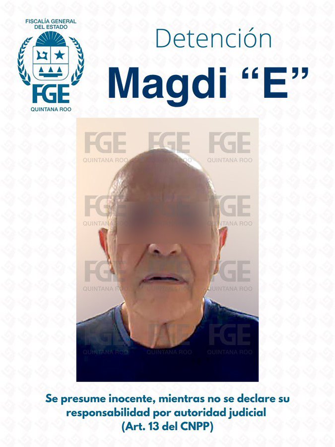 Detienen en Cozumel a defraudador buscado por la Interpol; cumple la FGE Quintana Roo una orden de aprehensión en contra de Magdi “E”.