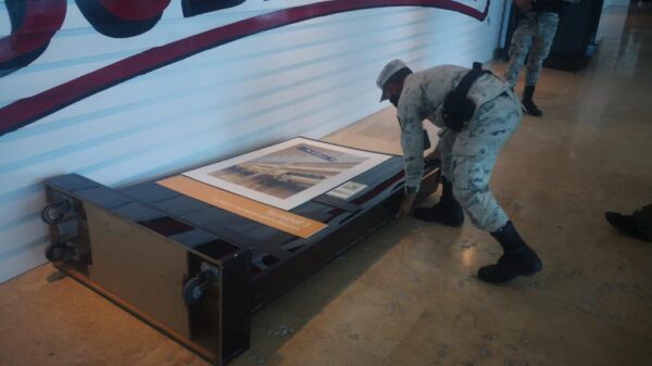 Caída de anuncios los ‘disparos’ en el aeropuerto de Cancún: GN.