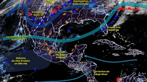 Pronóstico del clima para hoy jueves 17 de marzo en Quintana Roo.