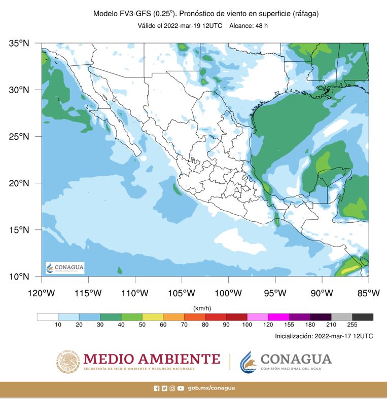 Pronóstico del clima para hoy viernes 18 de marzo en Quintana Roo; ambiente caluroso con probabilidad de chubascos y rachas de vientos.