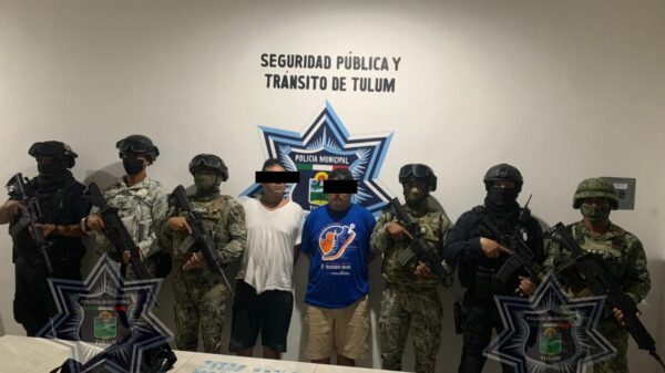 Atrapan a 4 narcomenudistas con 297 dosis de drogas en Tulum.