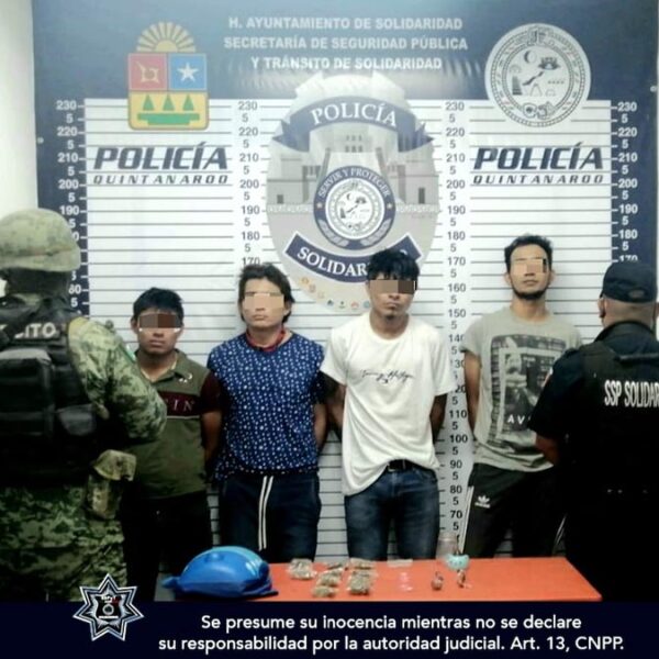 Caen mas narcomenudistas, esta vez en Puerto Aventuras