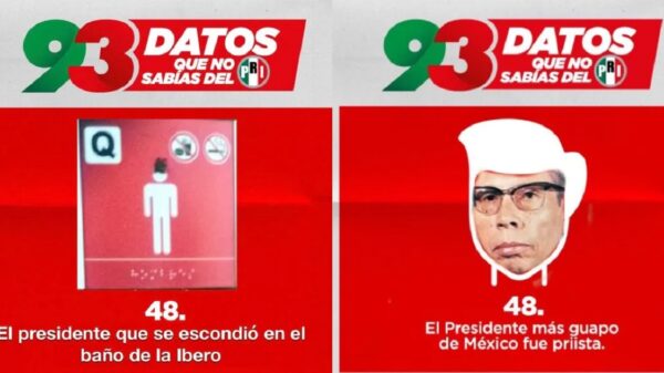 Celebra PRI 93 años con “el presidente más guapo”, los tunden las redes