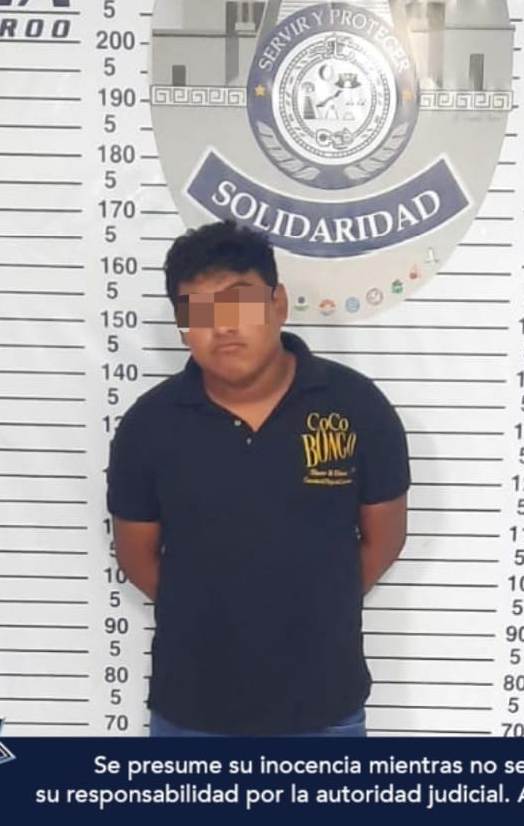 Detenido por intento de ejecución en bar de Playa del Carmen; Irvin “N” fue localizado en la Gonzalo Guerrero, tras disparan en el Kumbala.