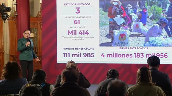 Tianguis del Bienestar llega a casi 112 mil familias: Rosa Icela Rodríguez