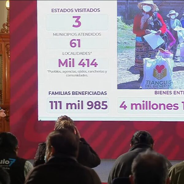 Tianguis del Bienestar llega a casi 112 mil familias: Rosa Icela Rodríguez