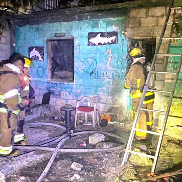 Indigente muere calcinado en una vivienda en Cozumel.