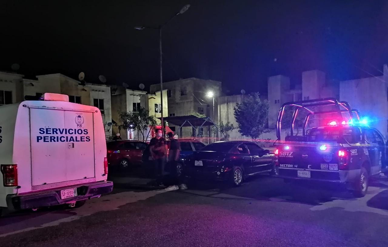 Otra ejecución en Villas Otoch en Cancún; los hechos se registraron esta madrugada en la avenida Niños Héroes.