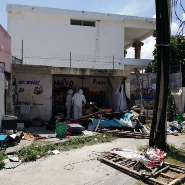 Hallan dos cráneos en la Supermanzana 74 de Cancún.