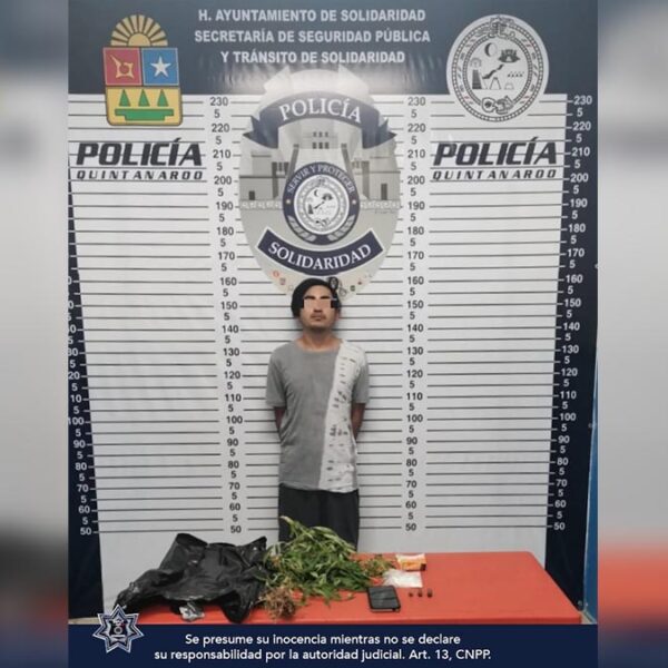 Cae un narcomenudista mas en Playa Del Carmen