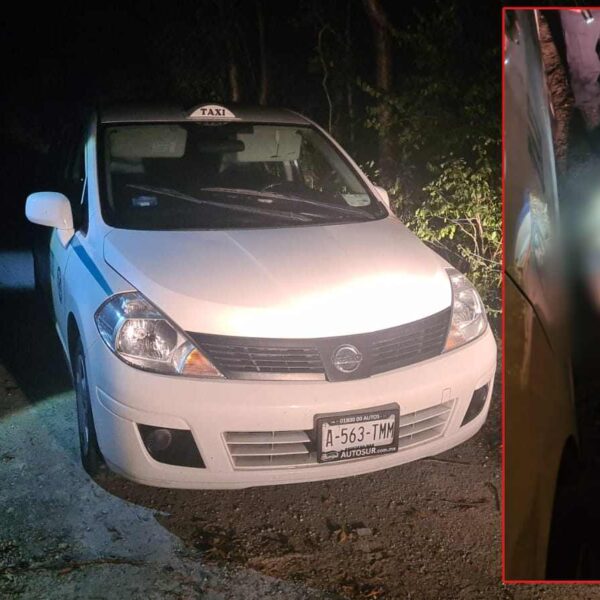 Asesinan a taxista de Playa del Carmen; el cuerpo fue abandonado en Tulum.