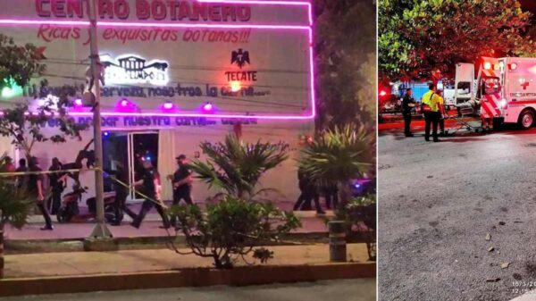 Deja tres heridos de gravedad ataque a un bar en Playa del Carmen.