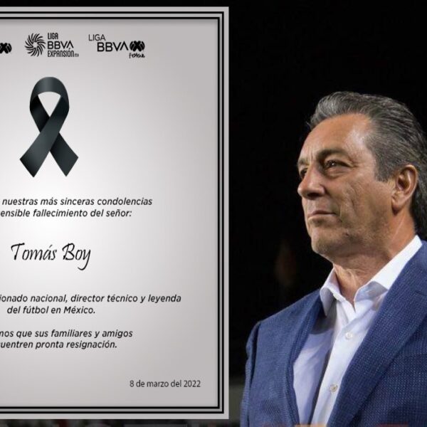 Fallece el exfutbolista y entrenador Tomás Boy.