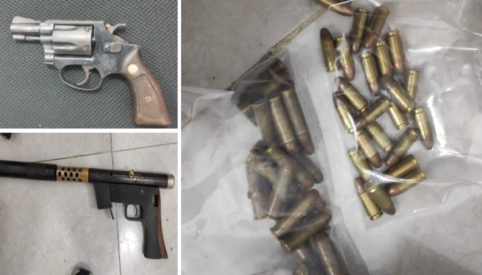 Capturan a implicados en ejecuciones en Tulum; a los detenidos les decomisaron dos armas de fuego y cartuchos diversos.