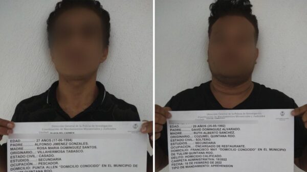 Capturan a implicados en ejecuciones en Tulum.