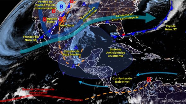 Pronóstico del clima para hoy lunes 21 de marzo en Quintana Roo.