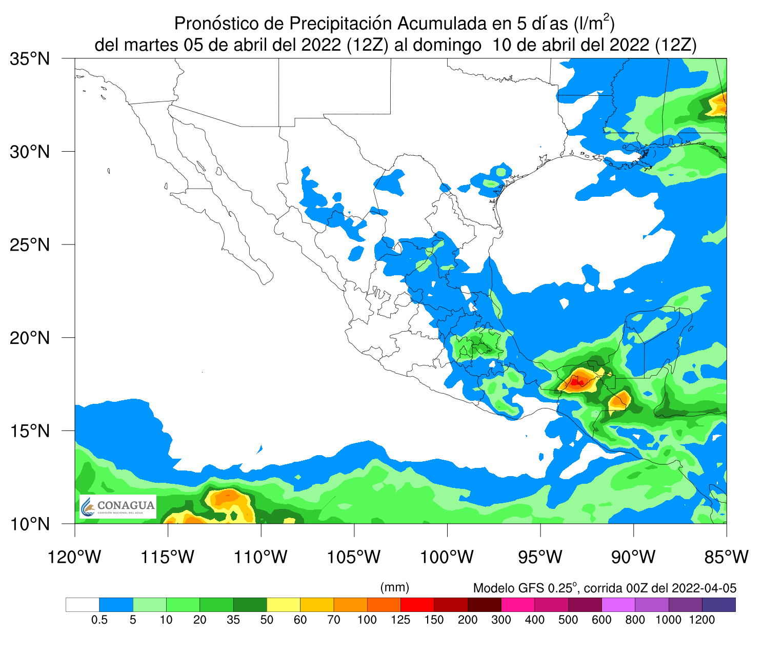 Afectará el Frente Frío No. 41 a Quintana Roo; se esperan lluvias fuertes y evento de norte para el viernes y sábado.