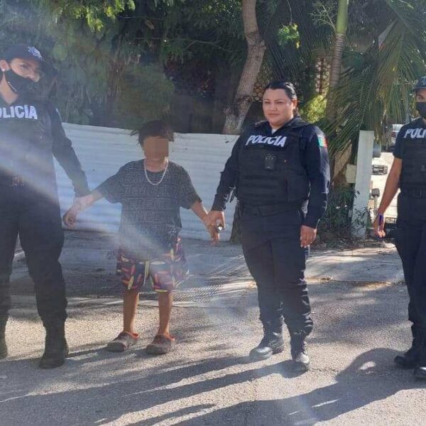 Localizan a un menor extraviado en Playa del Carmen.
