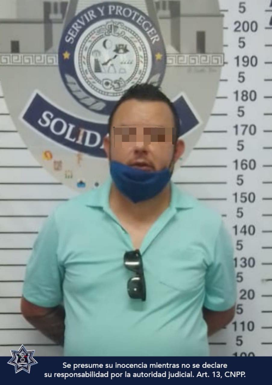 Aprehenden a extorsionador sexual en Playa del Carmen; Julio “N” amenazó a su víctima con difundir imágenes íntimas del celular que extravió.