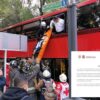 Metrobús de CDMX choca con autobús, hay 40 heridos