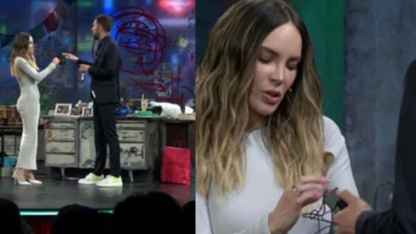 Belinda electrocutó a conductor español durante programa en vivo