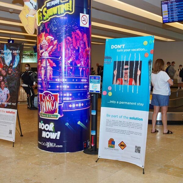 Arranca en aeropuertos y puntos turísticos de Quintana Roo la campaña “Se parte de la Solución”