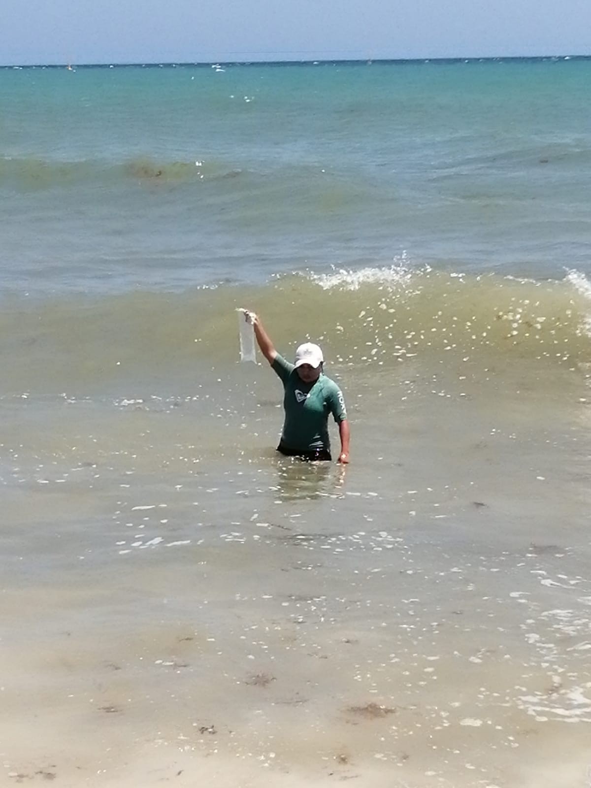 Verifican la calidad del agua en las principales playas de Quintana Roo; Riesgos Sanitarios monitorea 28 balnearios en seis destinos.