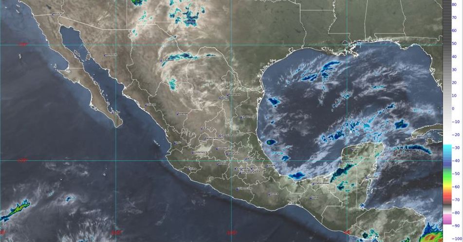 Pronóstico del clima para hoy miércoles 27 de abril en Quintana Roo; Cielo medio nublado a nublado con lluvias puntuales fuertes y descargas eléctricas.