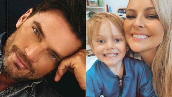 Julián Gil está feliz de que su hijo Matías se parezca a él físicamente