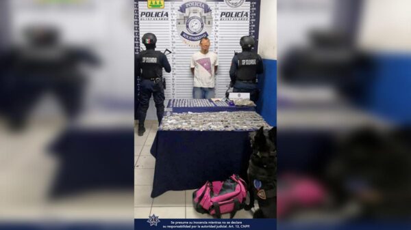 Detienen en Playa Del Carmen a sujeto en posesión de 380 dosis de drogas