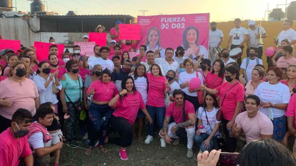 Odalis Gómez pinta de rosa el Distrito 02 en su inicio de campaña