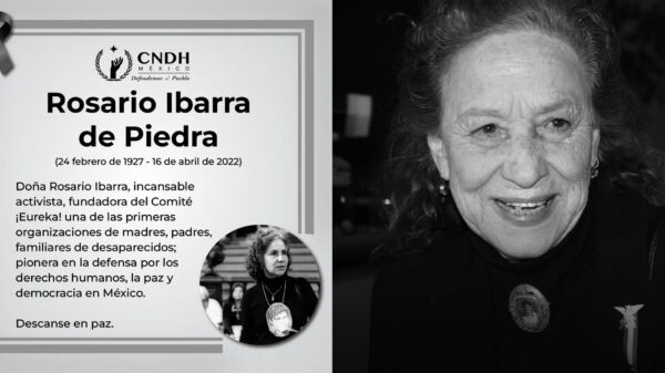 Fallece la incansable activista Rosario Ibarra de Piedra