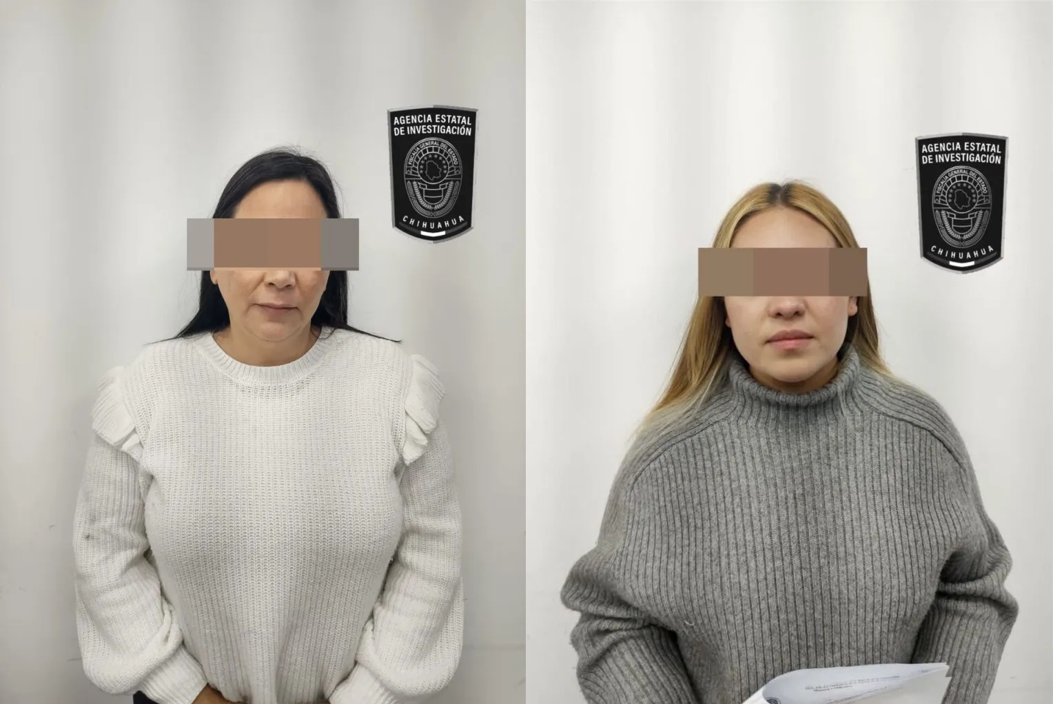 La directora Mónica del Carmen C.R. (izq), del Colegio Montessori Internacional y la maestra Adriana Lucía H.G., son acusadas de abuso sexual en contra de una menor; habría otra persona implicada que se trataría del “novio” de una de ellas.