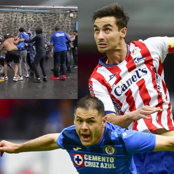 No cesa violencia en el fútbol mexicano, ahora fue en el azteca
