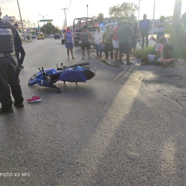 Aparatoso choque deja una mujer herida en la Ruta 5 con la Chac Mool.