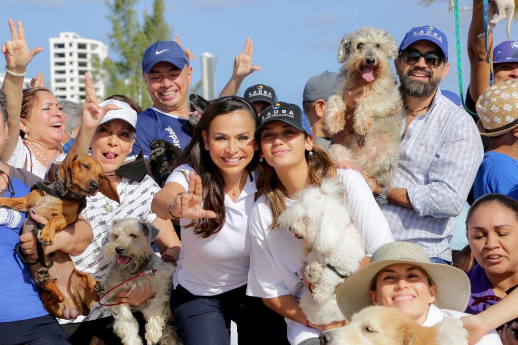 Laura Fernández hará de Quintana Roo un estado pet-friendly; la candidata a la gubernatura por el PRD-PAN-Confianza presentó el programa "Patas a la Obra".