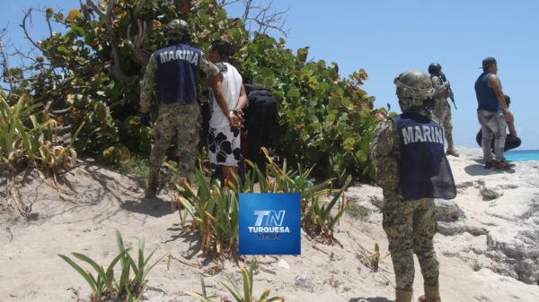 Detienen a narcomenudistas en playa Gaviota Azul.