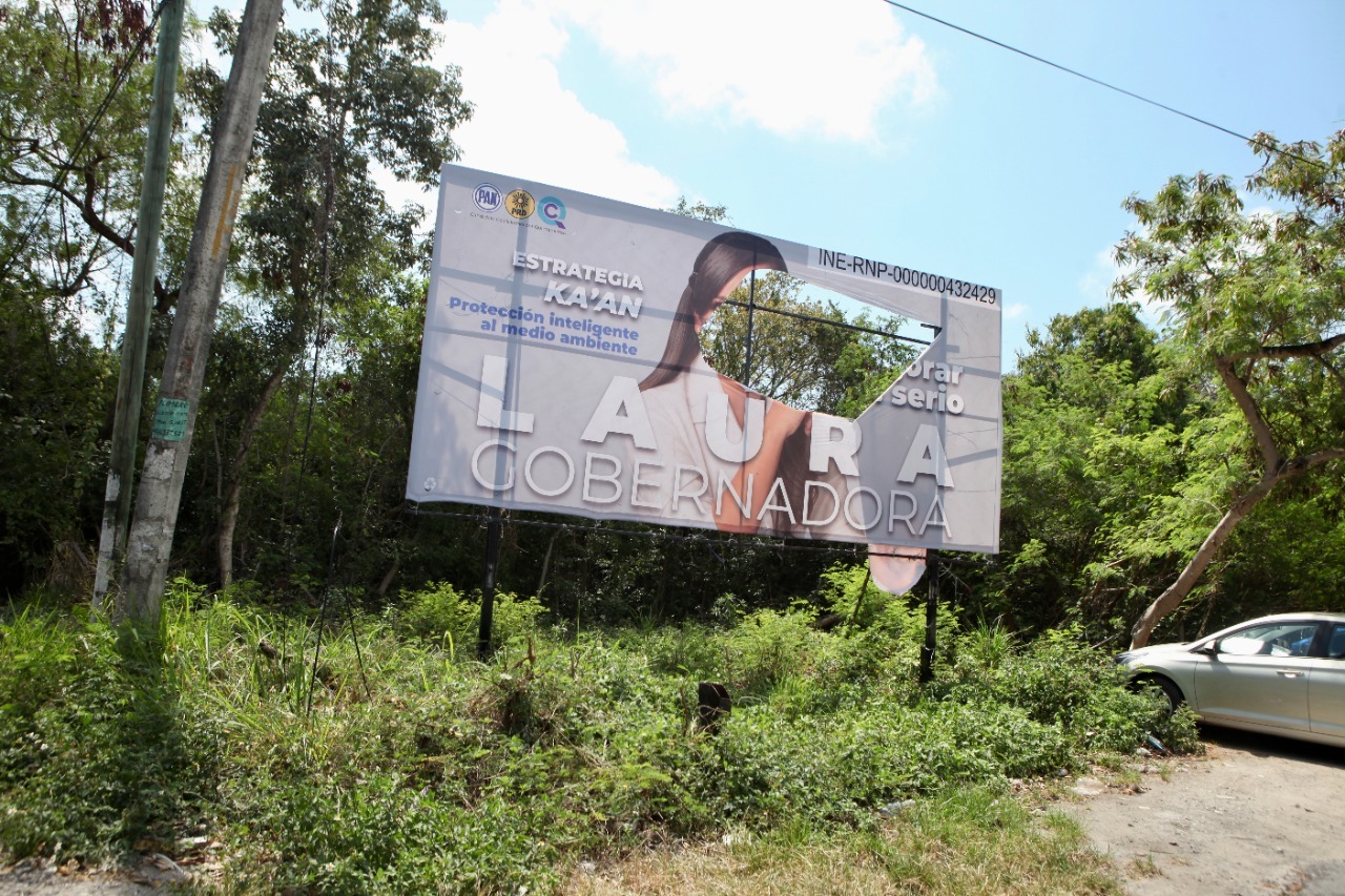 Señalan como presuntos responsables a los partidos de la coalición “Juntos Hacemos Historia en Quintana Roo y a su candidata Mara Lezama.