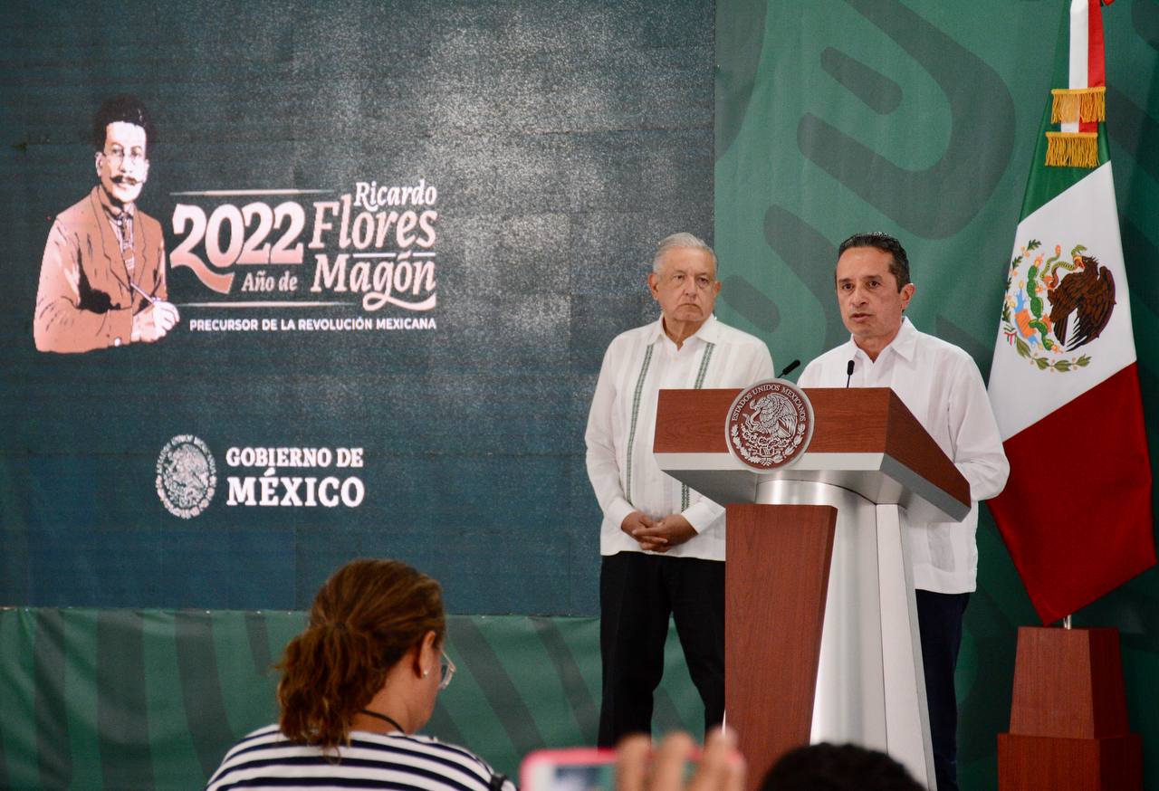 El gobernador Carlos Joaquín precisa que, con un crecimiento acelerado a doble dígito, en 2021 Quintana Roo fue la entidad que más crecimiento registró en el PIB en el país.