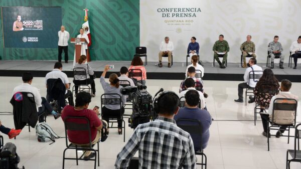 El presidente López Obrador reconoce el crecimiento económico de Quintana Roo.