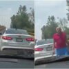 Detienen a sujetos que agredieron a una familia en un auto (VIDEO).