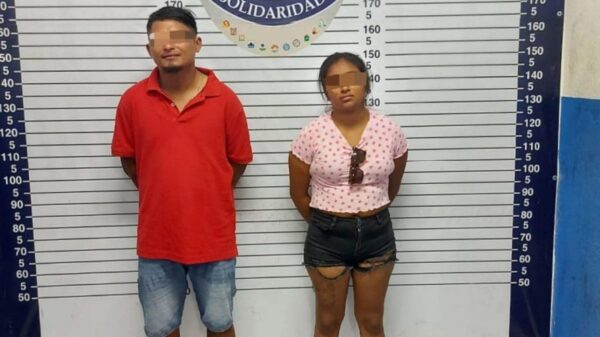 Cae pareja de narcomenudistas en Playa del Carmen.