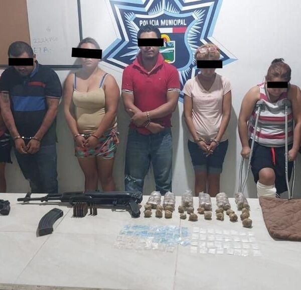 Detienen a ‘Pelones’ extorsionadores en Tulum.