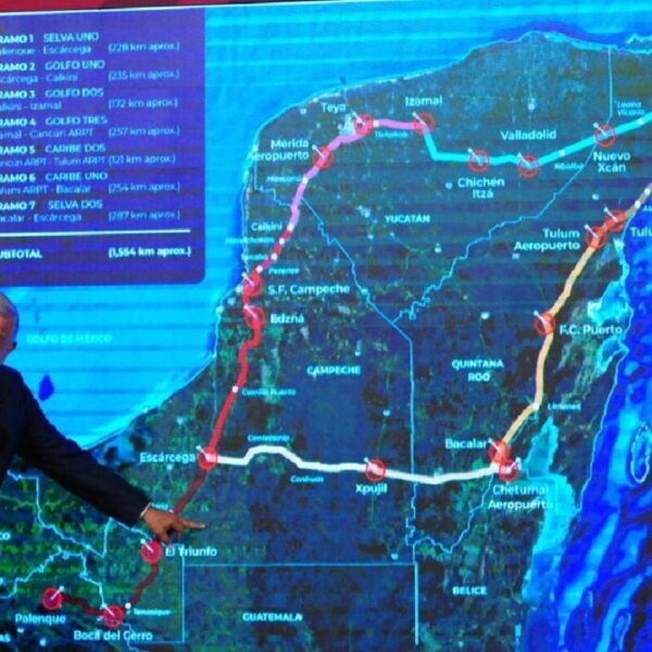Cambió trazo del Tren Maya para evitar choque con Guatemala: AMLO