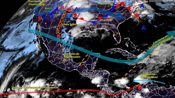 Pronóstico del clima para hoy lunes 2 de mayo en Quintana Roo.