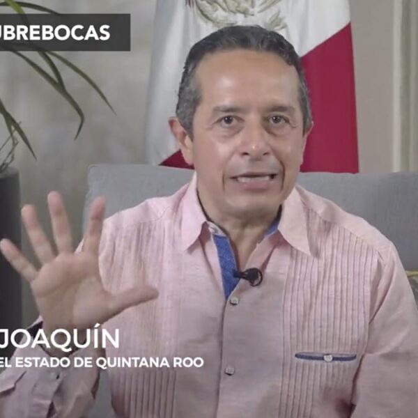 Gobernador de Quintana Roo declara uso voluntario de cubrebocas